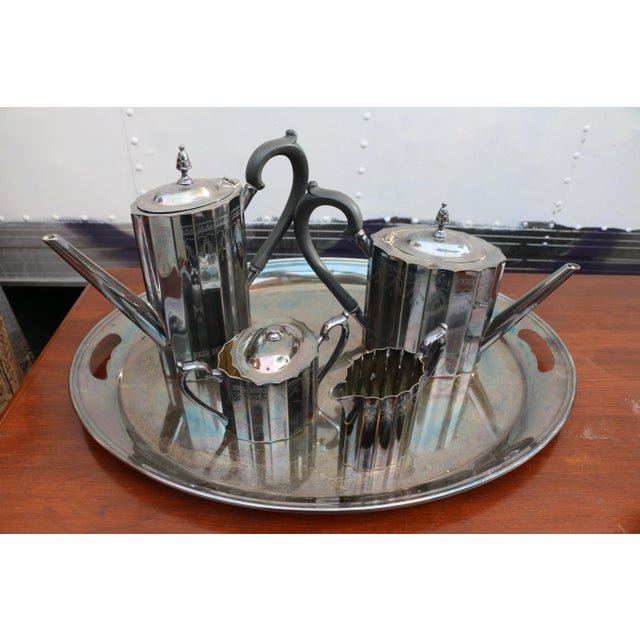 2000 - 2009 Silver Smith Tea Set For Sale - Image 5 of 9