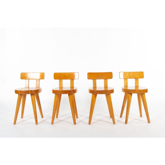 This set of four Méribel chairs was designed by Christian Durupt in the 1960s for the famous French ski resort of Méribel....