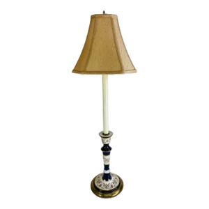 Vintage Frederick Cooper Hand Painted Porcelain Table Lamp.