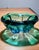 Emerald 1960s Barbini Murano Attributed Art Glass Decorative Bowl Ashtray For Sale - Image 8 of 8