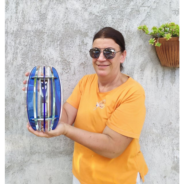 These two lamps were produced by VECA in the 70s. The lamps have been overhauled and are in working order. The VECA...