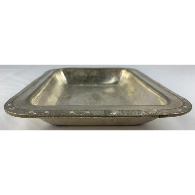 Vintage Waldorf Astoria Small Silverplate Tray For Sale - Image 4 of 7