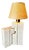 Italian Travertine Lamp by Fratelli Mannelli, 1960s For Sale
