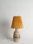 White and Gold Ceramic Table Lamp by Fratelli Fanciulacci, 1970s For Sale - Image 13 of 18