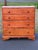 Wood Antique Pine Chippendale Chest on Bracket Base With Double Drawer Dated 1808 For Sale - Image 7 of 11