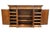 Late 20th Century Vintage Antique Mediterranean Tuscan Style Alder Wood 77" Wine Storage Credenza Buffet W. Inlaid Features For Sale - Image 5 of 14
