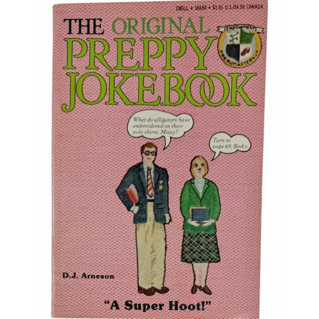 The Original Preppy Jokebook d.j. Arneson 1981 First Edition Dell Paperback For Sale - Image 12 of 12