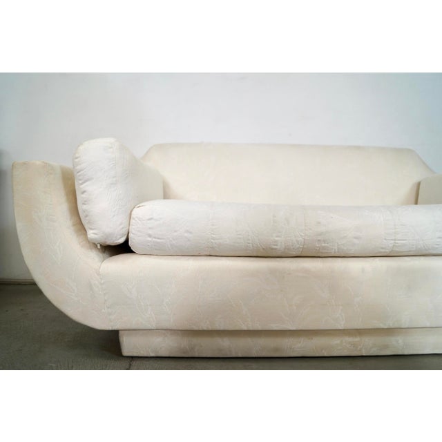 1960’s Hollywood Regency Gondola Sofa For Sale - Image 9 of 12
