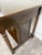 Antique Stickley Bros Barley Twist Oak Library Table With Drawer For Sale - Image 9 of 15
