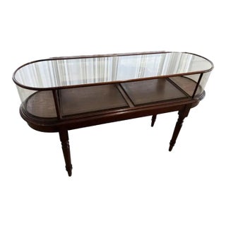 2020s Mahogany Display Case For Sale