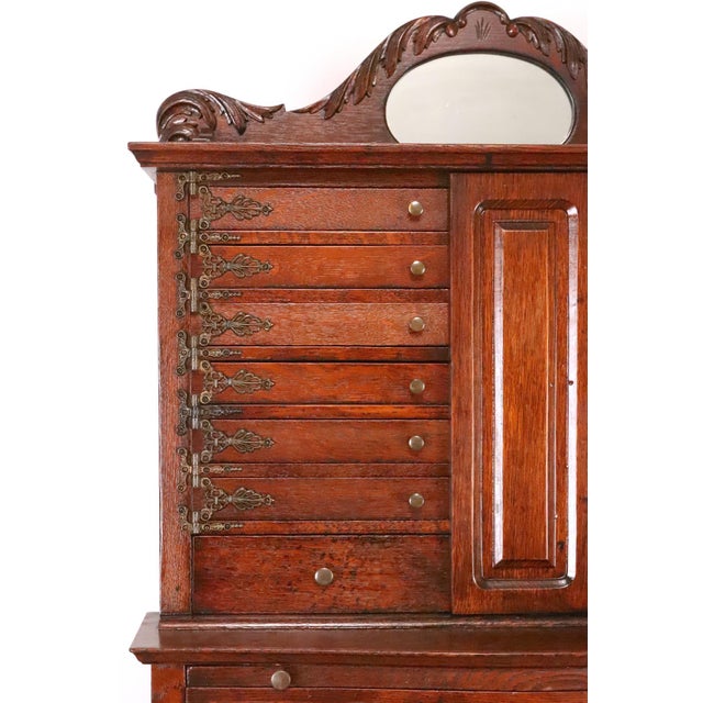 Victorian Antique 1890s Ransom & Randolph Co. Dental Cabinet For Sale - Image 3 of 16