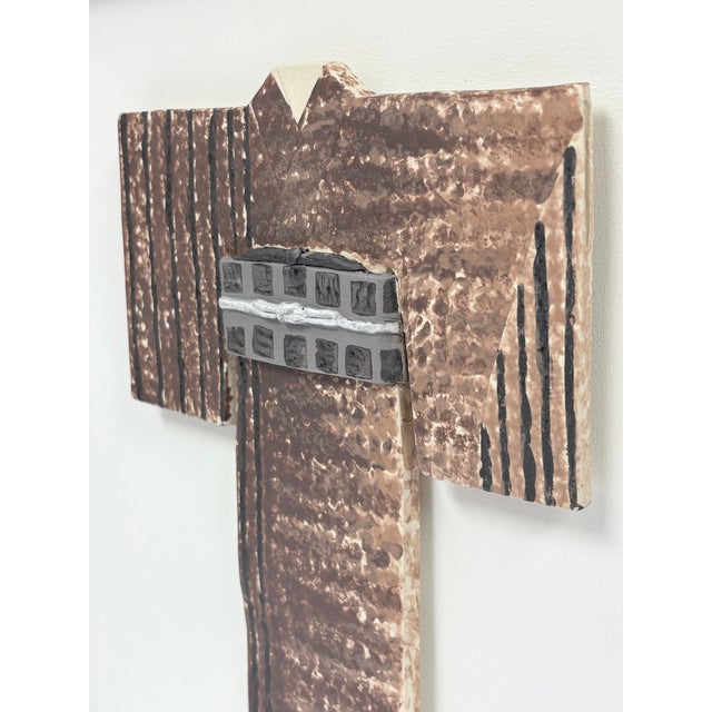 One of a Kind Japanese Kimono Ceramic Sculpture For Sale - Image 4 of 6