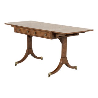 19th Century English Elm Console Table For Sale
