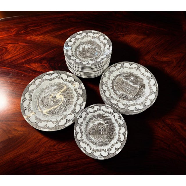 Stafforshire Dinner Service, 1920s, Set of 27 For Sale - Image 9 of 9
