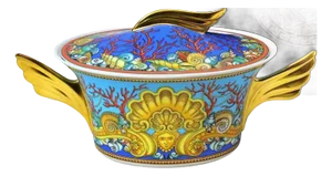 Rosenthal Versace Soup Tureen with Lid by Versace Home Collection