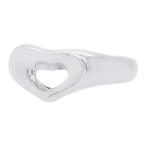 Tiffany & Co. Open Heart Sterling Silver Ring by Elsa Peretti