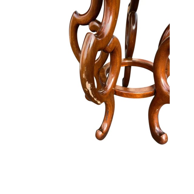 Chinese 1960s Chinese Sculptural Wooden Plant Stand For Sale - Image 3 of 3