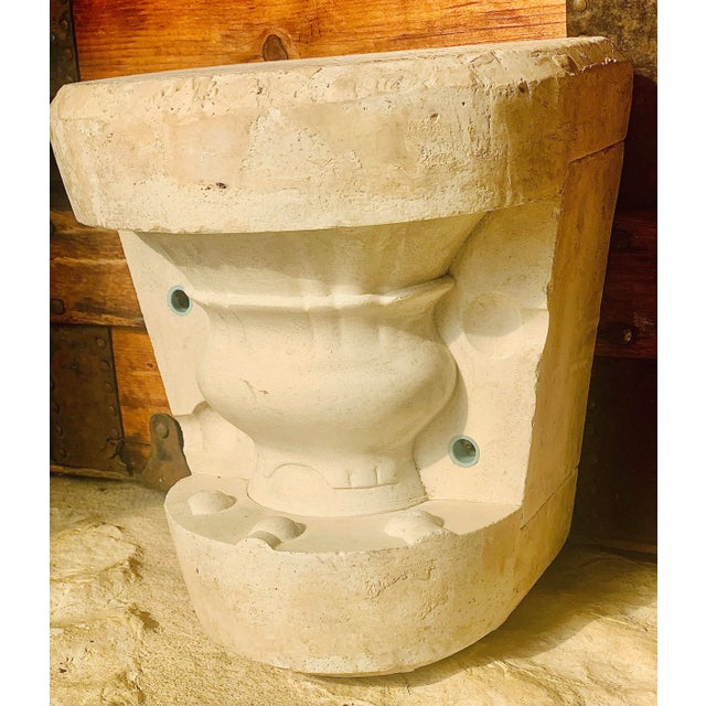 Antique Three Part English Sugar Bowl Plaster Mold, Early 20th Century For Sale - Image 11 of 12