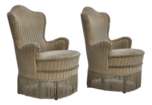 Set of Danish Armchairs in Green Furniture Velour, 1970s