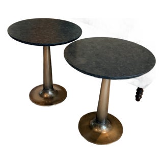 Pair of Holly Hunt Martini Tables For Sale
