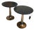 Pair of Holly Hunt Martini Tables For Sale