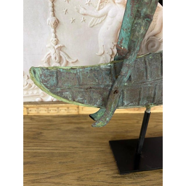 Vintage Verdigris Copper Grasshopper Sculpture For Sale - Image 12 of 14