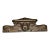Vintage French Country Style 4 Hooks Carved Wood Wall Coat Rack For Sale