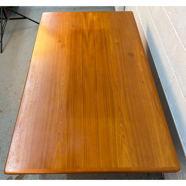 Mid-Century Danish Teak Draw-Leaf Dining Table For Sale - Image 11 of 17
