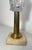Victorian Rare Antique 19th Century Glass Brass Marble Boudoir Whale Oil Table Lamp For Sale - Image 3 of 11