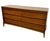 Vintage Mid Century Modern Solid Walnut Credenza Dovetail Drawers. For Sale - Image 9 of 11