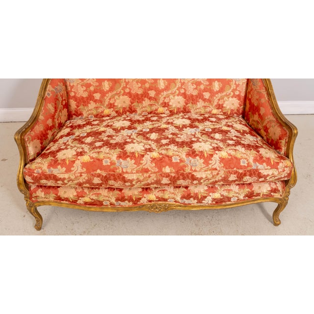 Meyer Gunther Louis XVI Giltwood Settee Loveseat For Sale - Image 11 of 18