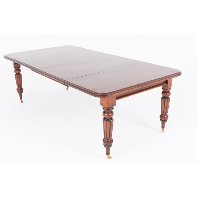 Victorian Extending Dining Table in Mahogany, 1870s For Sale - Image 3 of 3