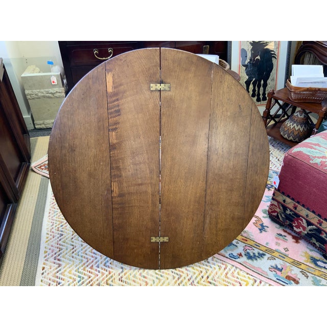 Wood Late 19th Century Antique Folding Coaching Table For Sale - Image 7 of 12