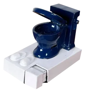 Vintage Toilet Shaped Lighter, 1980s