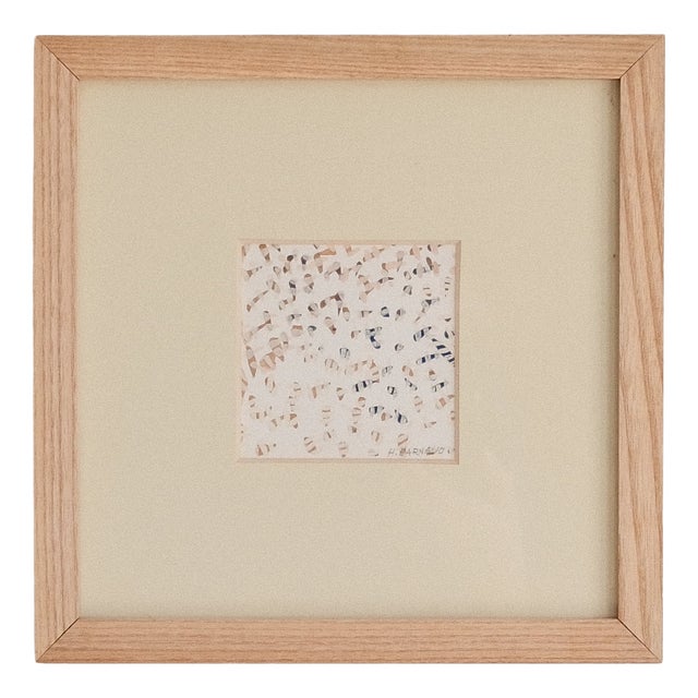 Henri Darnaud, Abstract Composition, 1960s, Gouache & Watercolor For Sale