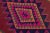 Textile Vintage Kilim Handmade Flatweave Tribal Motif Red Wool Runner For Sale - Image 7 of 10