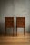 Antique French Mahogany Bedside Cabinets with Marble Tops, 1900, Set of 2 For Sale - Image 3 of 16