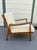 Beautiful refurbished circa 1930s Mid-Century Modern Conant Ball lounge chair by Russel Wright. The chair's cushions are...