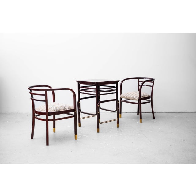 Small Antique Art Nouveau Table by Marcel Kammerer for Thonet, 1905 For Sale - Image 16 of 18