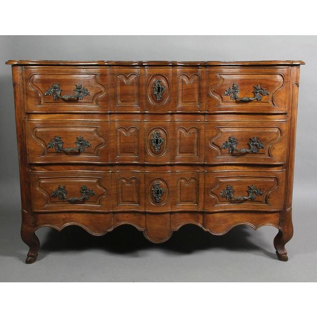 Louis XV Provincial Walnut Commode For Sale - Image 10 of 10
