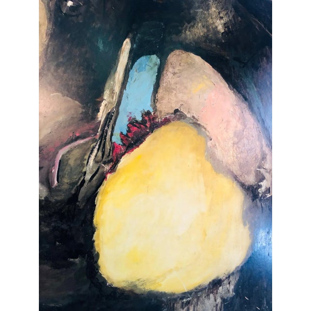 Paint 1957 Modern Colorful Painting in the Manner of Henrietta Berk For Sale - Image 7 of 12