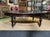 Large English Library Table in Dark Walnut with Leather Top, 1920s For Sale - Image 10 of 18