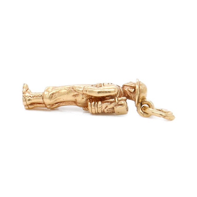 Vintage 14k Gold Figural u.s. Army Soldier Charm for a Bracelet For Sale - Image 13 of 13