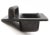Mid 20th Century Reclaimed 6.75 In. Black Enameled Cast Iron Bathtub Soap Dish For Sale - Image 4 of 5