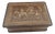 Don Quixote Wooden Box Covered with Embossed Leather for Cigars and Cigarillos, 1950s For Sale