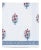 Nargis Twin-XL Bed Orange & Blue Flat Sheet For Sale