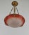 Burnt Orange French Art Deco Pendant Light by Charles Schneider - 1925 Chandelier France For Sale - Image 8 of 14