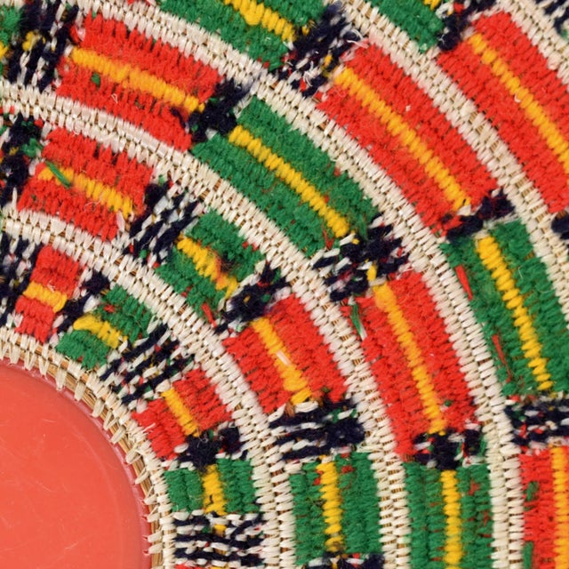 Mid 20th Century African Flat Basket Mat For Sale In Denver - Image 6 of 7