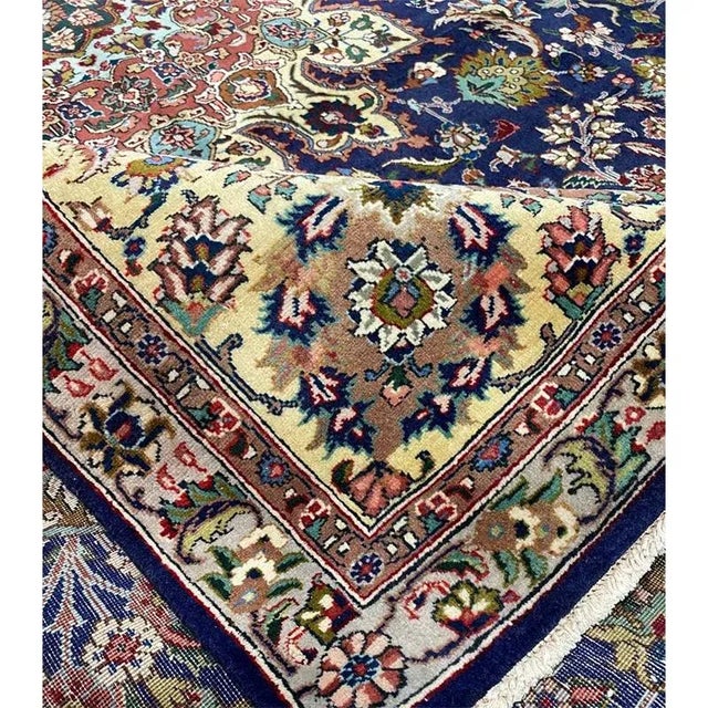 Traditional 1970s Old Persian Tabriz Masterpiece Rug 8’2″ X 11’6″ For Sale - Image 3 of 12