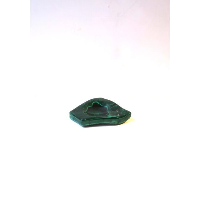 Green Malachite Jewelry Dish For Sale - Image 8 of 11